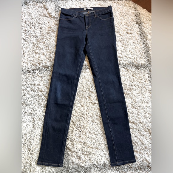 J Brand Dark Wash mid-rise super skinny jeans Size 28 - Picture 1 of 9